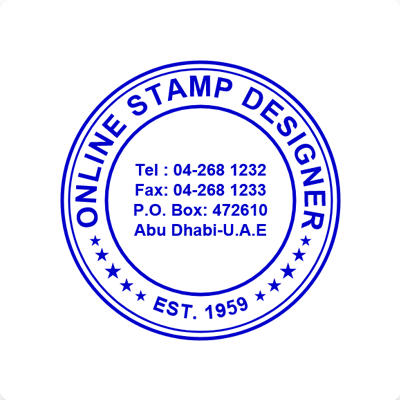 Online stamp creator sample 8